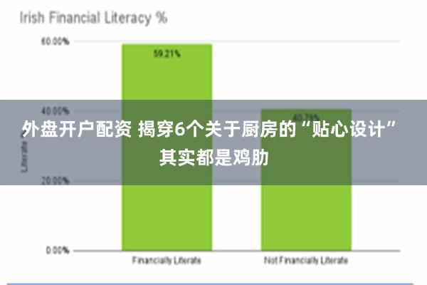 外盘开户配资 揭穿6个关于厨房的“贴心设计” 其实都是鸡肋