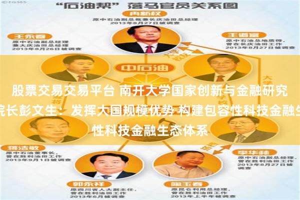 股票交易交易平台 南开大学国家创新与金融研究院联席院长彭文生：发挥大国规模优势 构建包容性科技金融生态体系