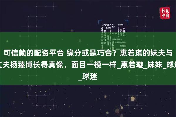 可信赖的配资平台 缘分或是巧合？惠若琪的妹夫与丈夫杨臻博长得真像，面目一模一样_惠若璇_妹妹_球迷
